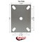 Service Caster 8'' Extra Heavy Duty Red Poly on Cast Iron Wheel Rigid Top Plate Caster CRAN-SCC-KP92R830-PUR-RS - alternate 3
